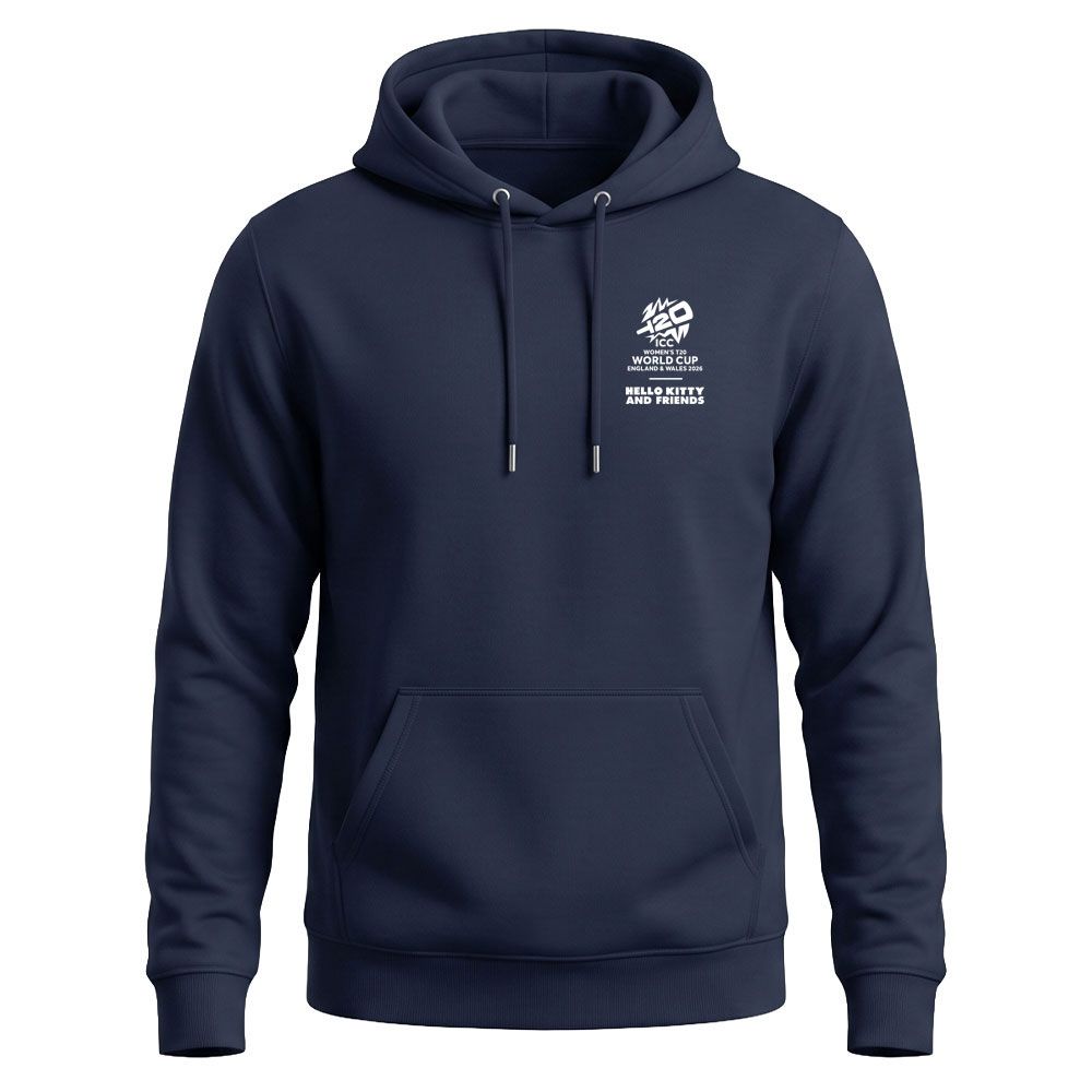 Hello Kitty Girls Navy Bat Crest Hoodie
