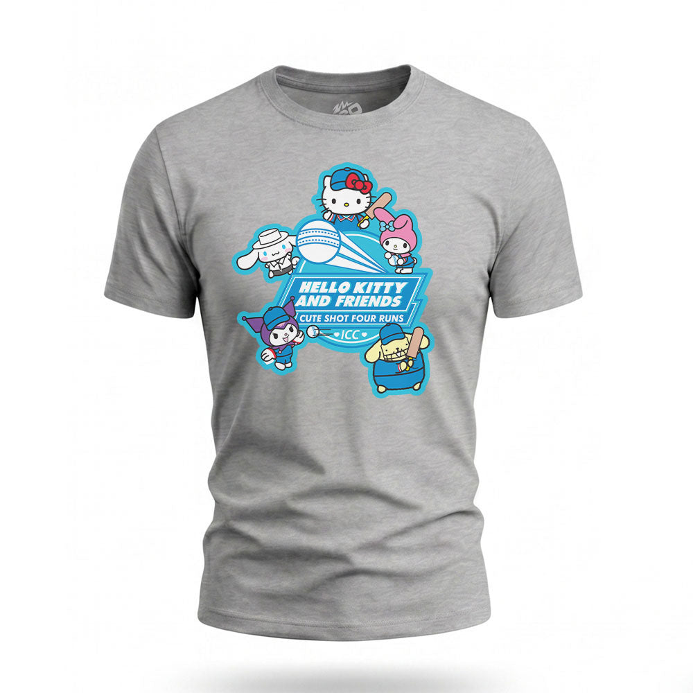 Hello Kitty & Friends Kids Grey Graphic Tee