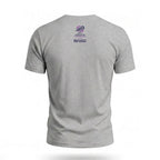 Hello Kitty Adults Unisex Grey Cricket Club Logo Tee