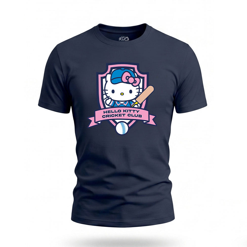 Hello Kitty Girls Navy Badge Tee