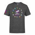 Adults Unisex Marle Grey All Nations Tee ***PRE-ORDER***
