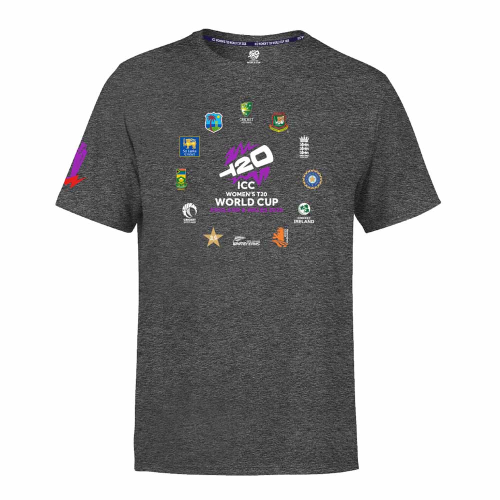 Adults Unisex Marle Grey All Nations Tee ***PRE-ORDER***