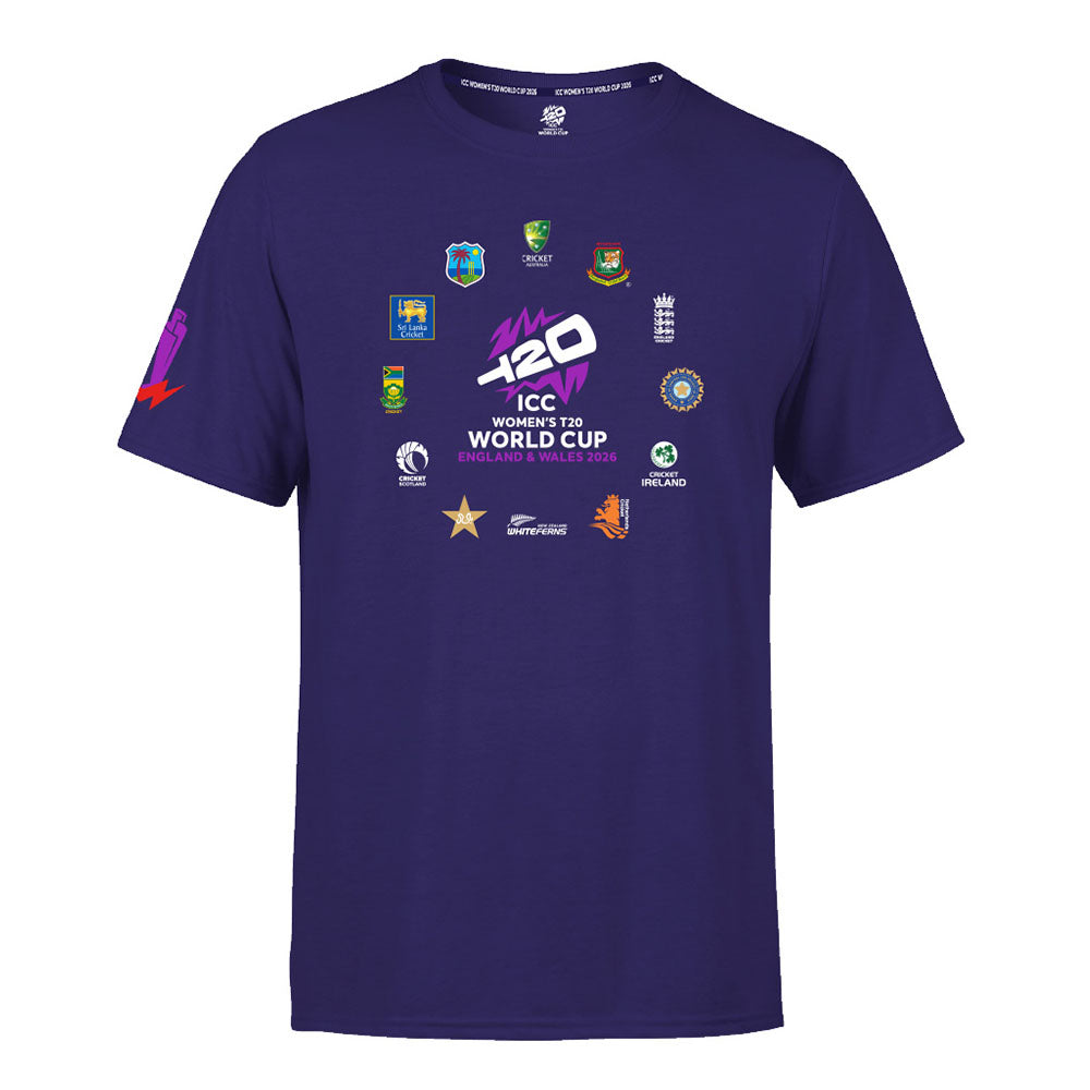 Adults Unisex Navy All Nations Tee ***PRE-ORDER***