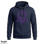 Hello Kitty and Friends Adults Unisex Navy Cricket Club Logo Hoodie