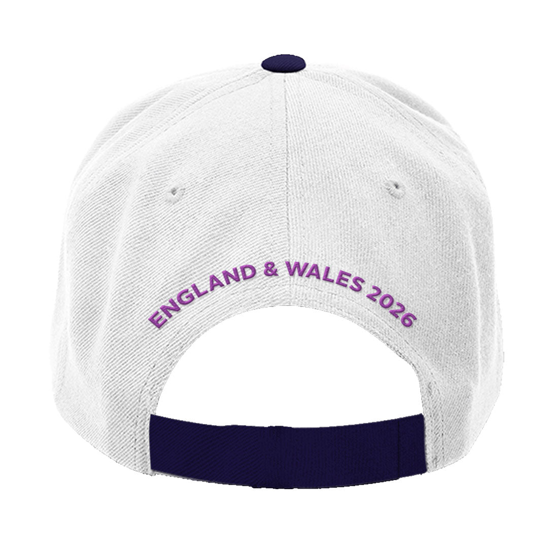 Adults White/Navy Two Tone Event Cap ***PRE-ORDER***