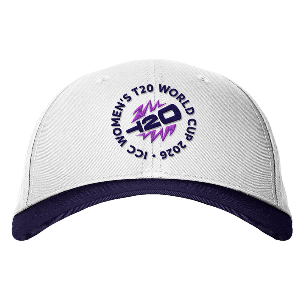 Adults White/Navy Two Tone Event Cap ***PRE-ORDER***