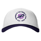 Adults White/Navy Two Tone Event Cap ***PRE-ORDER***