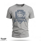 Hello Kitty and Friends Adults Unisex Grey Cricket Club Logo Tee