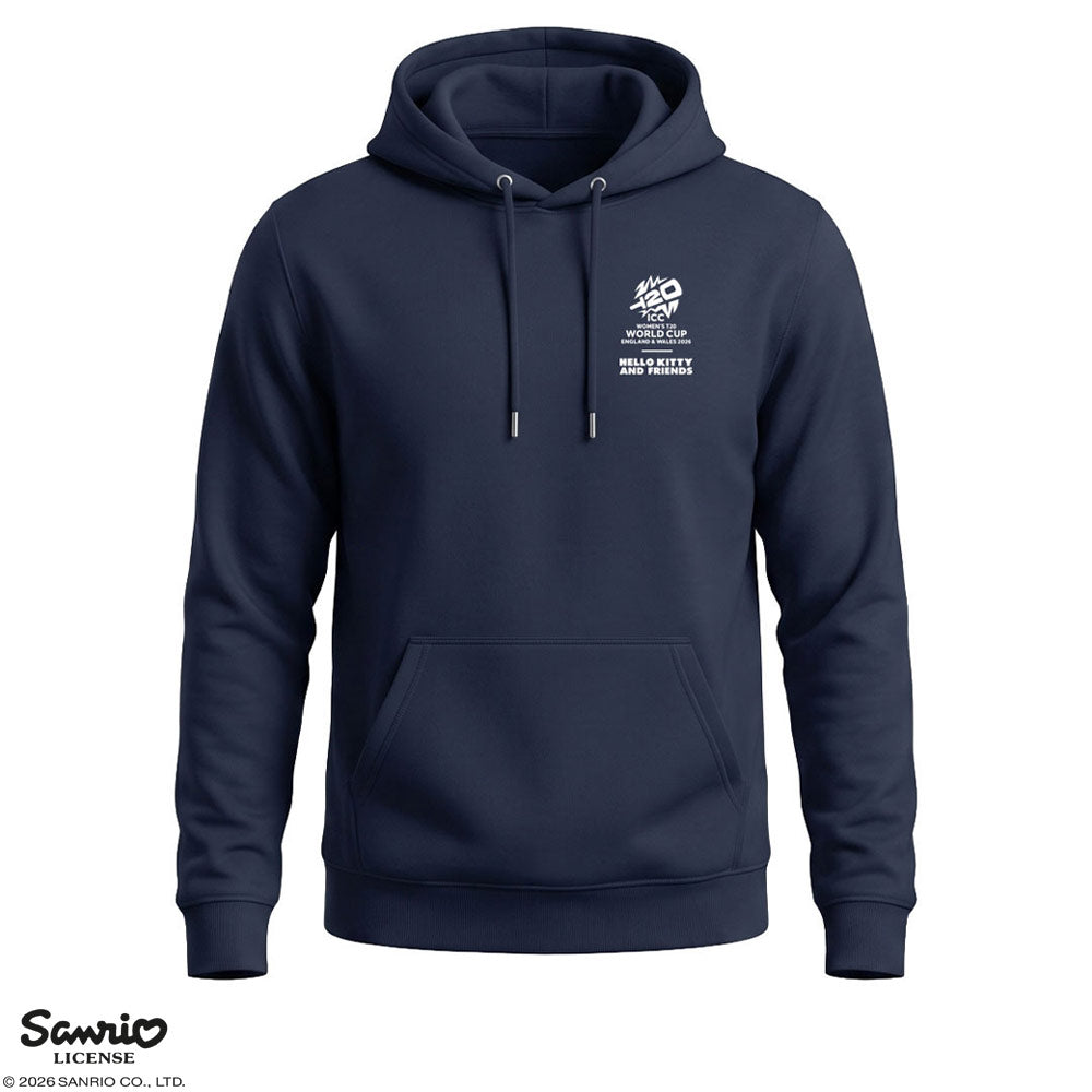 Hello Kitty and Friends Girls Navy Bat Crest Hoodie