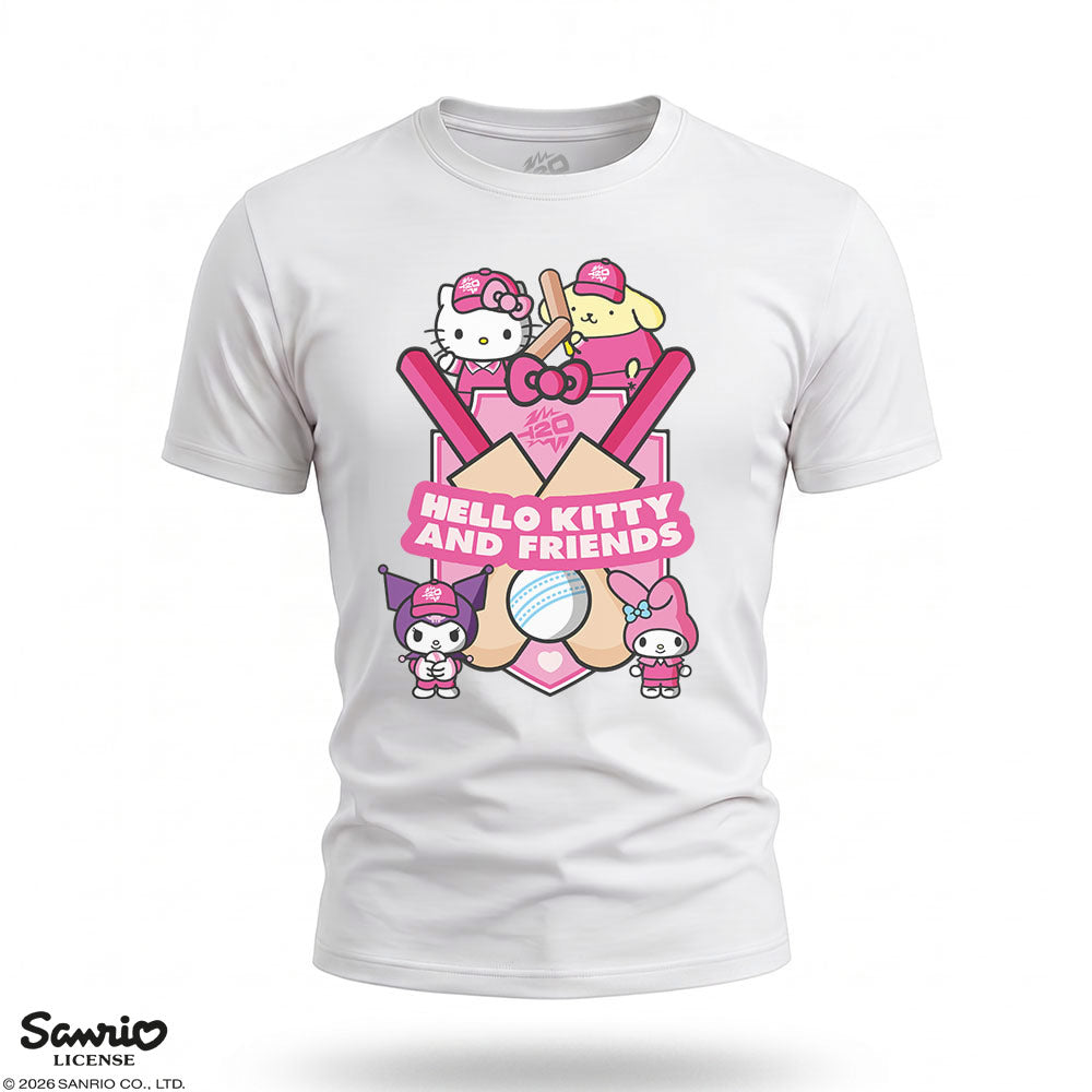 Hello Kitty and Friends Kids White Bat Crest Tee
