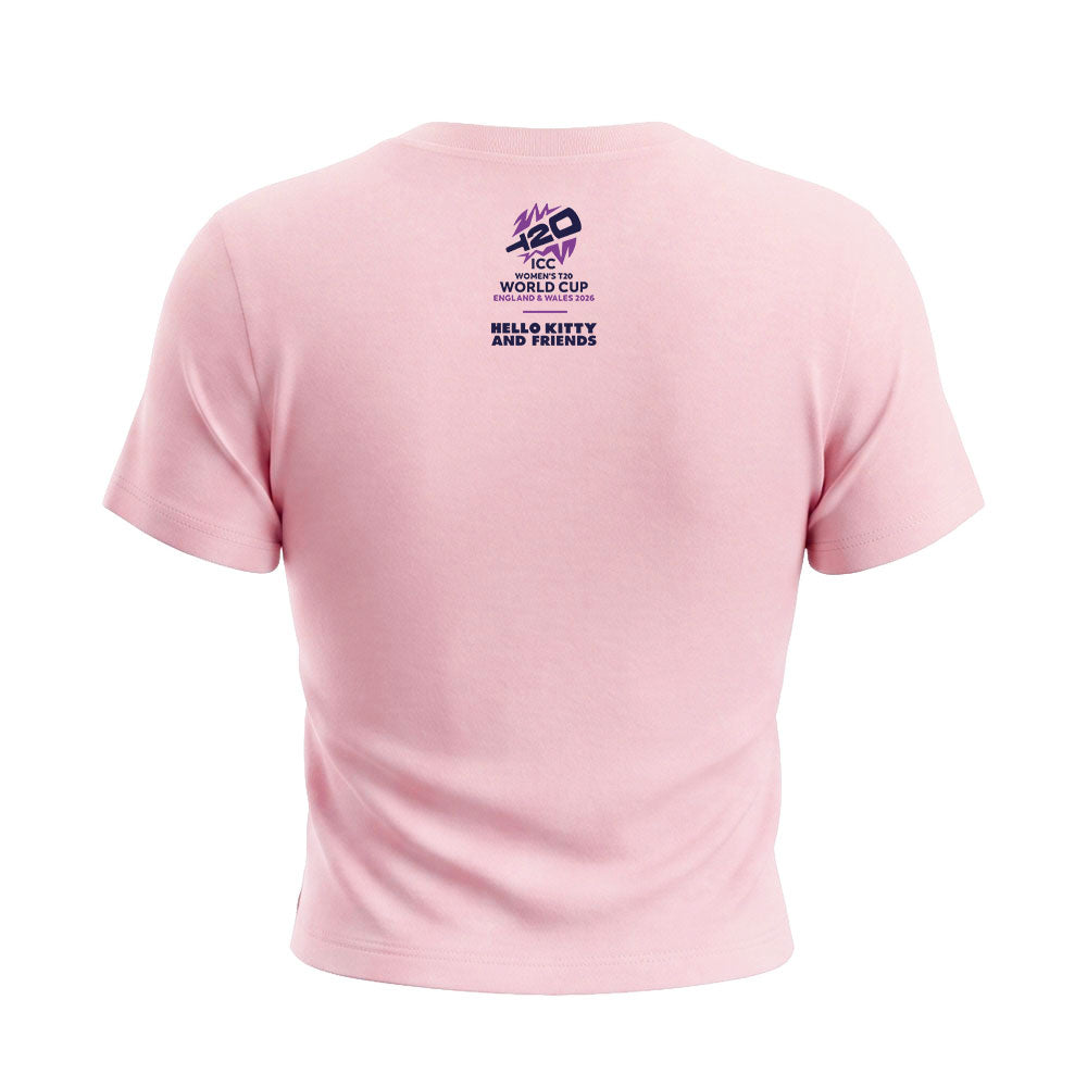 Hello Kitty Women's Pink Love Cricket Repeat Tee