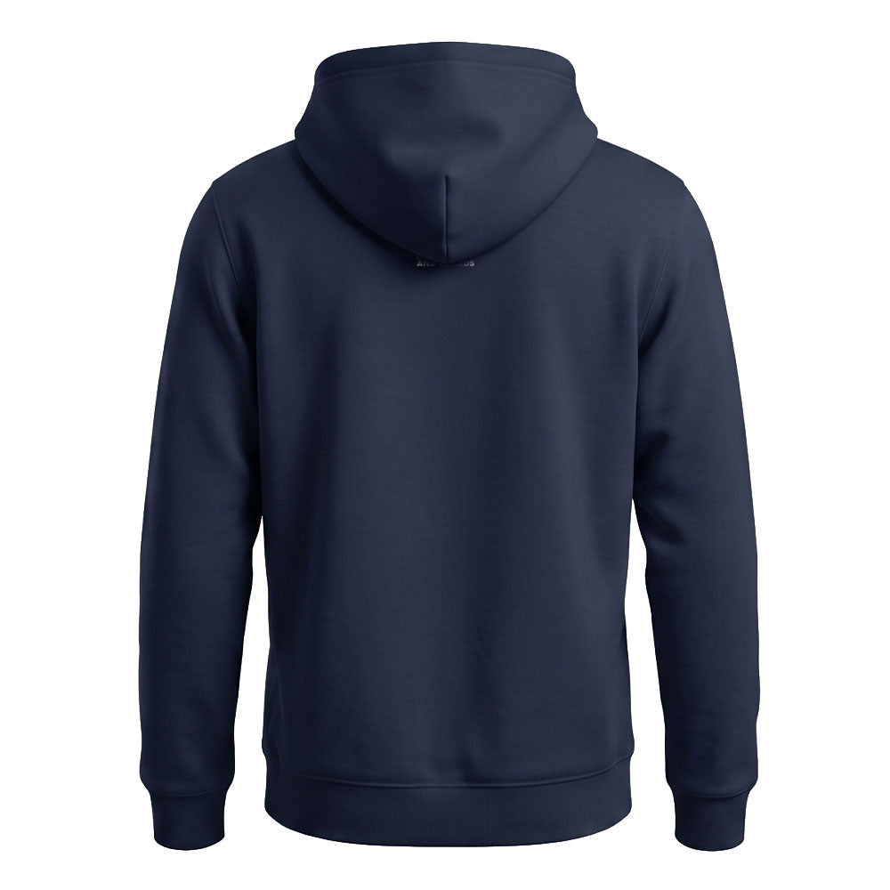 Hello Kitty Adults Unisex Navy Cricket Club Logo Hoodie