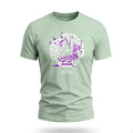 Adults Unisex Pistachio All Nations Rose Tee