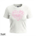 Hello Kitty and Friends Women's White Heart Tee